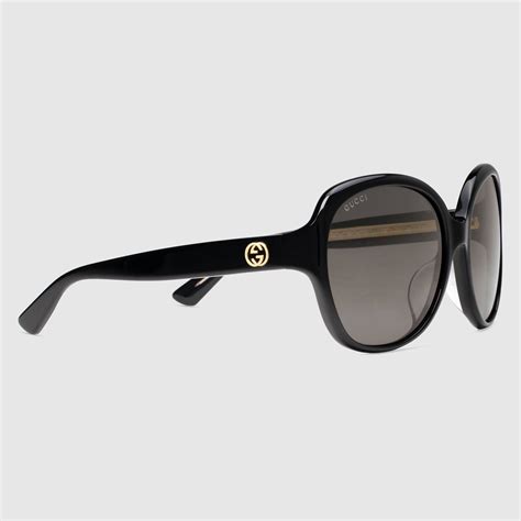 sonnenbrille gucci rund|Gucci brille gross.